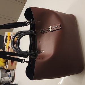 Coach Rogue tote Oxblood color